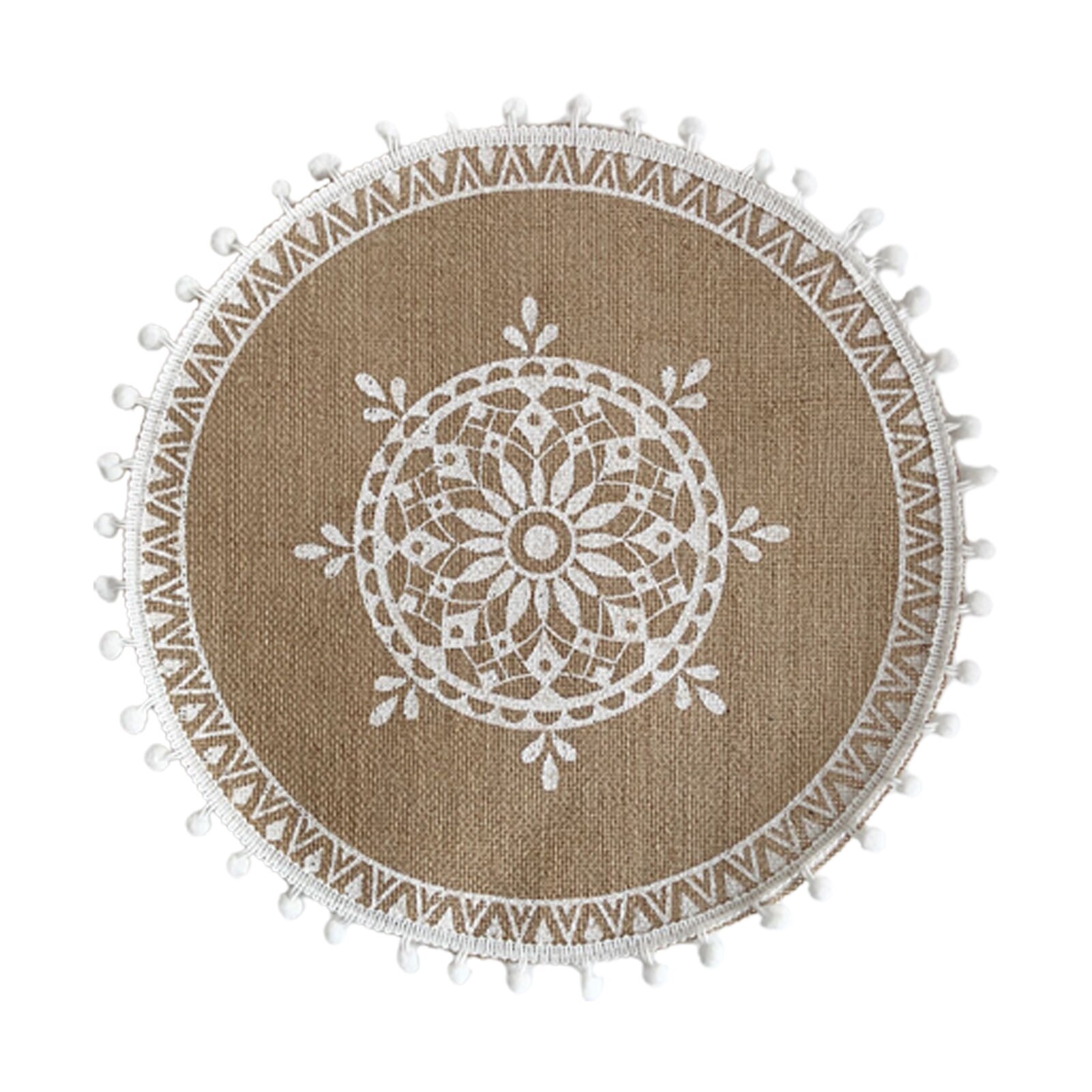 Rotan Trivet Matten Tafel Mat Warmte Isolatie Handgemaakte Katoen Vlas Eettafel Antislip Placemat Hittebestendige Cup Coaster
