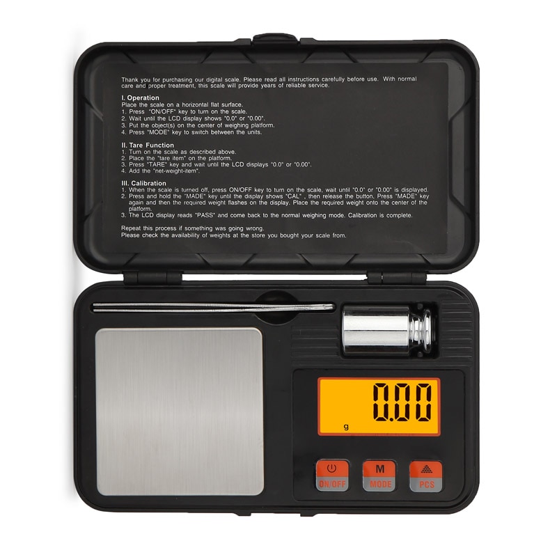 Digitale Weegschaal Balance 200G 0.01G Precisie Elektronische Weegschaal Elektronische Pocket Schaal Gram Voor Keuken Sieraden