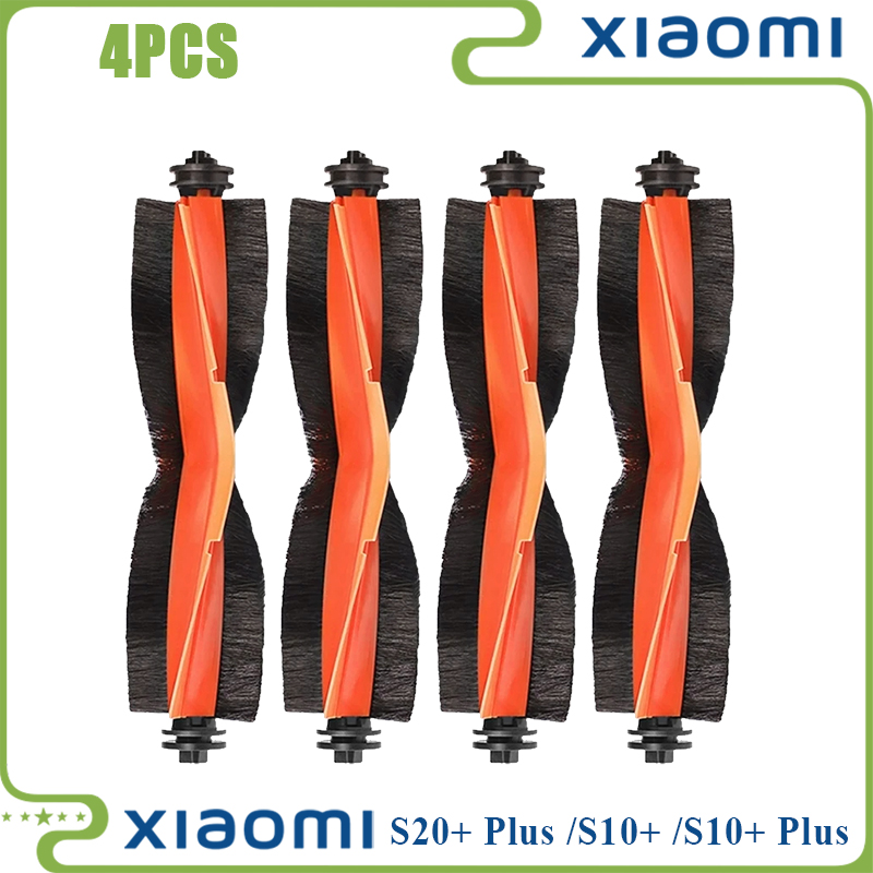 For Xiaomi Robot Vacuum S20+ / S10 Plus / B108GL / B105 / B108CN B113CN Compatible Parts Accessories Filter Main Side Brush Mop: Orange