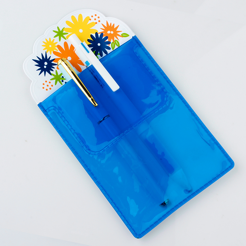 Doktor Krankenschwester pvc stift tasche Schutz Weihnachten für krankenschwester blume aufbringen flasp Vinyl pvc tasche Stift Halfter für Stift lecks