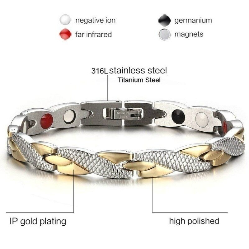 Drachen aufbringen Armbänder verdrehte Gesunde Abnehmen magnetisch Armbinde für Gewicht Verlust Gesunde Charme Schmuck für Männer Weihnachten