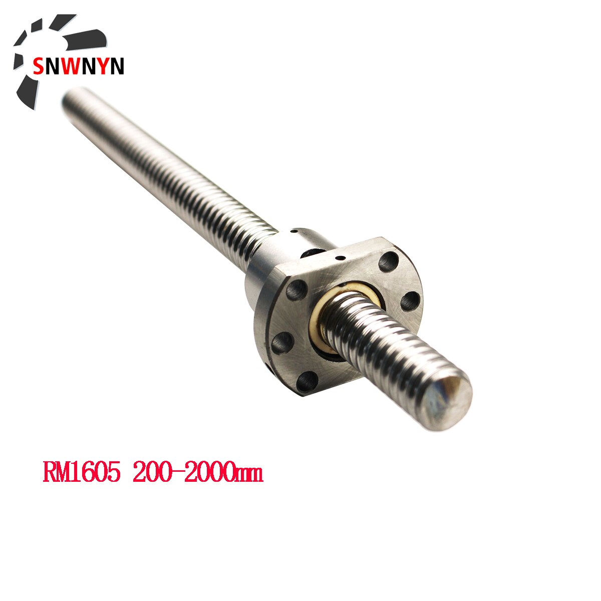 RM1610 Ball Screw SFU1610 Ball Screw 250 300 400 500 600 1000 1500 2000mm Ball Screw With Single Ball Nut CNC 3D Printer