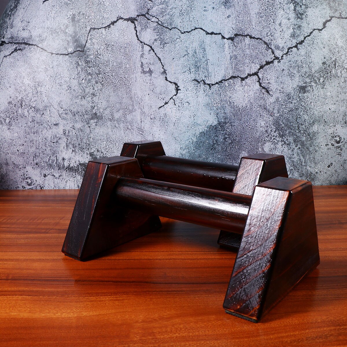 Wooden Calisthenics Handstand Gym Exercise Training Parallel Bar 1 Pair Fitness Sport Push Up Stands Double Rod Bracket