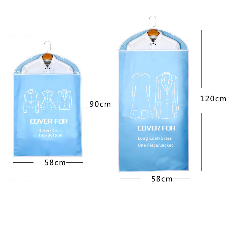 5 stuks stofdichte kledinghoes voor thuis, kledingbeschermer, rits, opbergtas, trenchcoat, bontkledinghangtassen