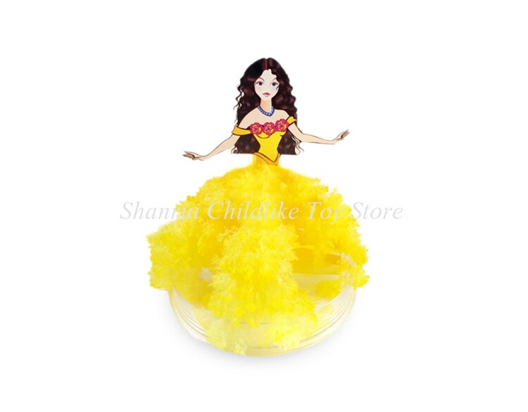 DIY magiczne rosnące papierowe kryształy drzewo drzewo wiśni magicznie zabawne choinki dzieci nowe zabawki nauka zabawka dla dzieci: Princess C