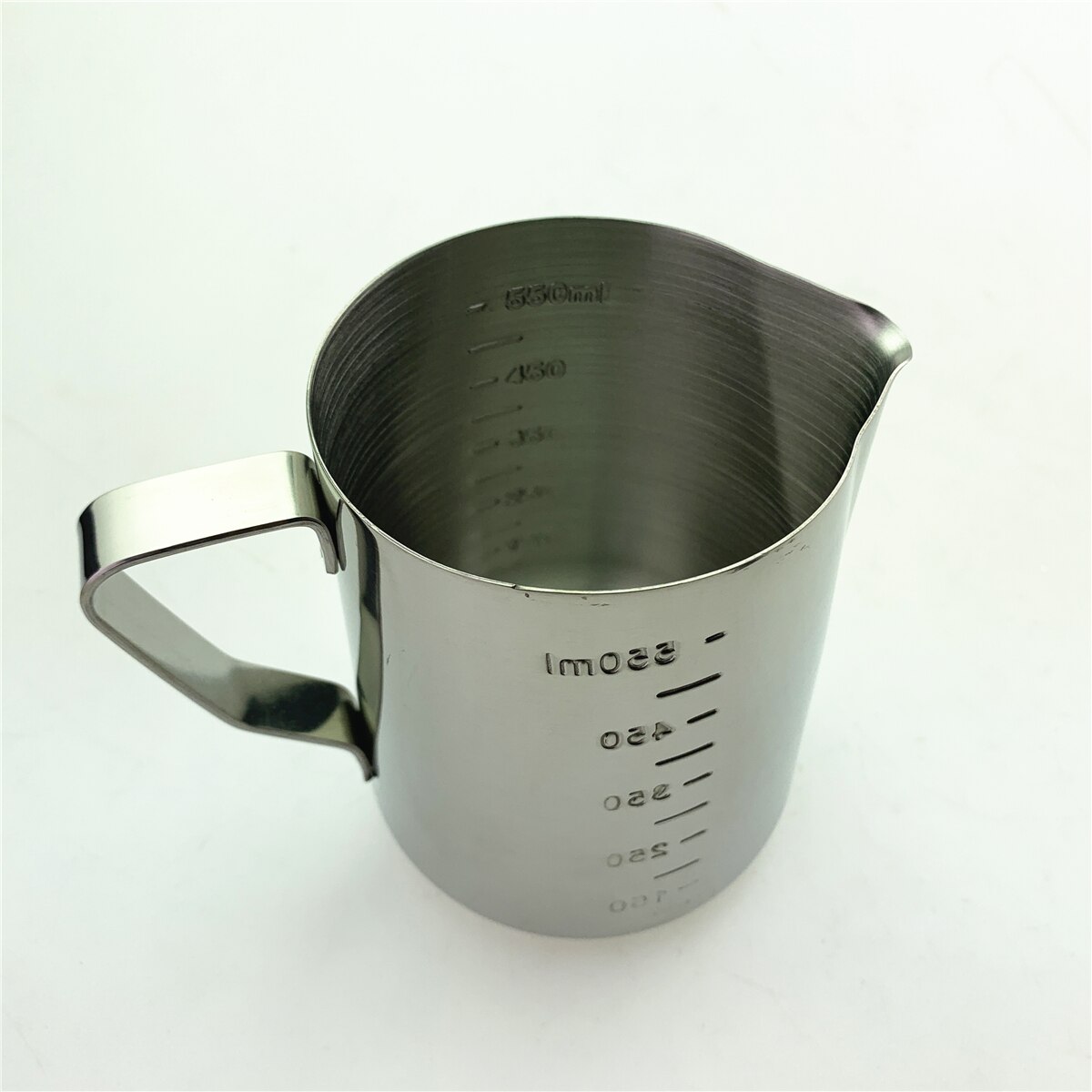 Thickened Stainless Steel Sharp-nosed Etched Cup with Graduated Measuring Cup Etched Cylinder Milk Froth Pot Fancy Coffee