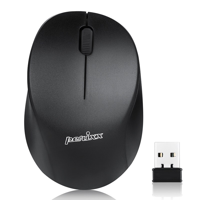 Perixx PERIDUO-714 Ergonomic Full Size 2.4Ghz Desktop,Notebook Wireless Keyboard and Mouse Set For Home and Office Use
