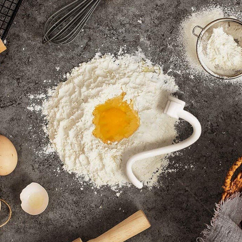 2 Pcs Spiral Coated Dough Hook,for Kitchenaid Stand Mixer Bowl-Lift Model,Kitchenaid Mixing Machine Accessories