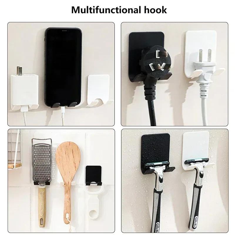 Porte-rasoir multifonction pour hommes, crochet de rangement pour rasoir, étagère murale, support pour rasoir, salle de bains, accessoires de cuisine, crochets