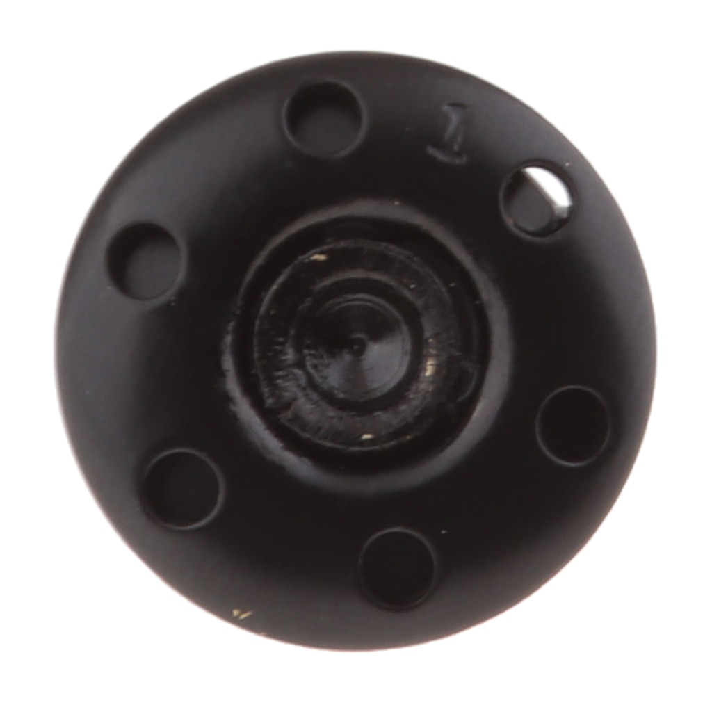 Black Chrome Fastener Schroef Snaps Knop Stud Snaps 3/8 "Diameter