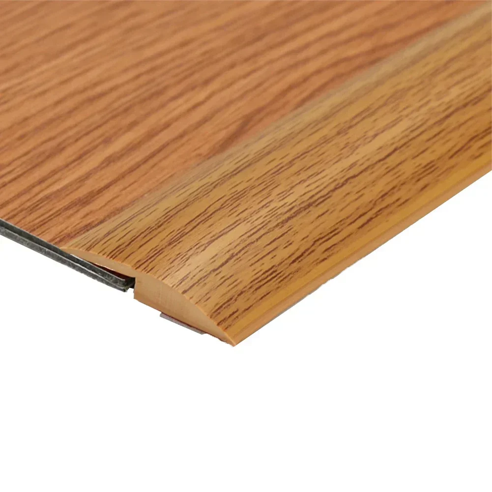 1pc pavimento in legno striscia di transizione bordo di chiusura striscia di pavimento cucitura in PVC resistente all'usura plastica morbida fibbia piatta Dge pressatura soglia