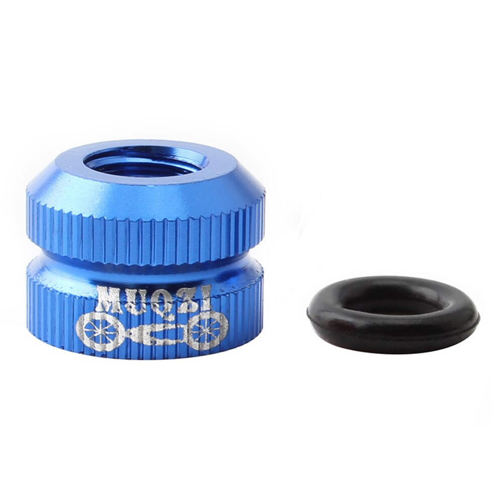 Replacement Vacuum Tire Nozzle Nut Bicycle Cycling Inner Tube Valve Lock Cap for Outdoor Cycle Biking Entertainment: Blue