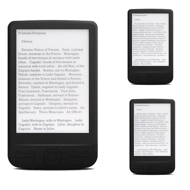 4.3 Inch E-Ink Ebook Reader 800X600 Ereader Elektronisch Papier Boek Met Front Licht Pu Cover