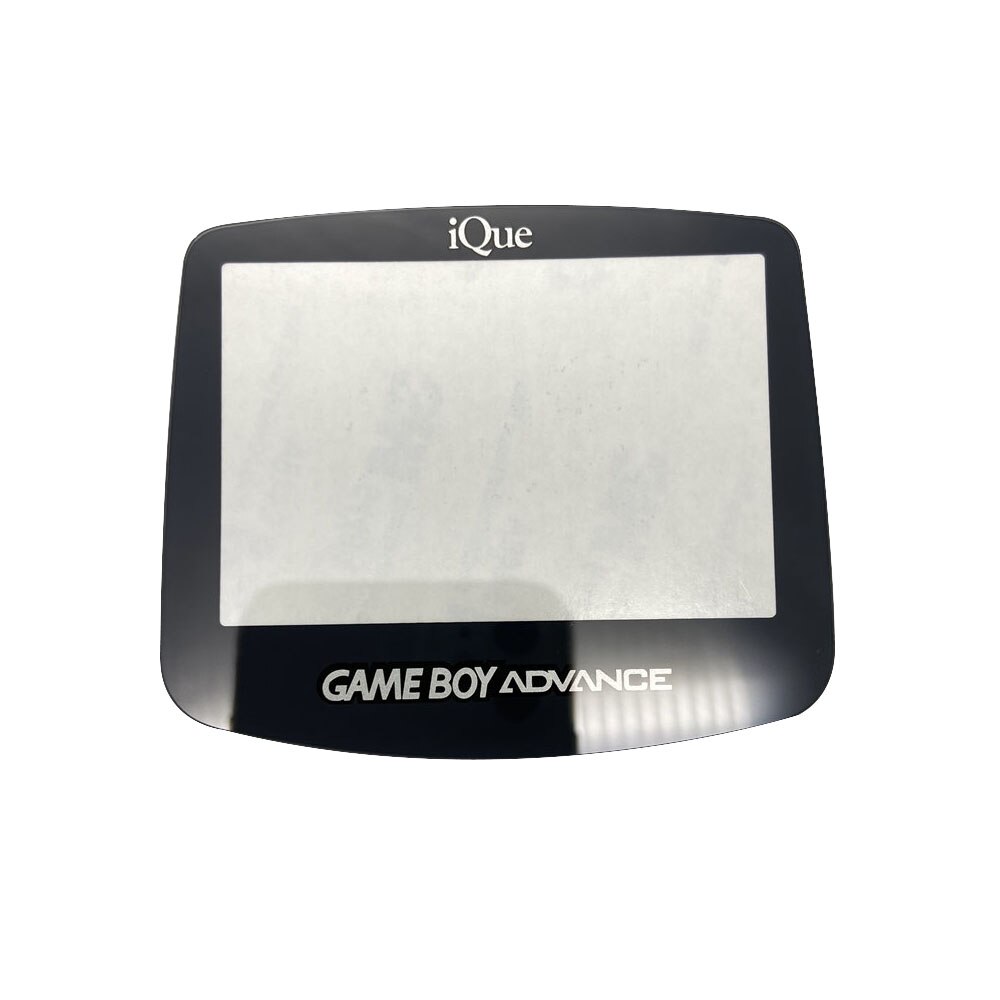 Original Größe Glas objektiv spiegel abdeckung für GAMEBOY ADVANCE GBA Bildschirm Objektiv Protector Abdeckung SFC IQUE/Schwarz Objektiv/klar 16 Farben: IQUE Black Lens