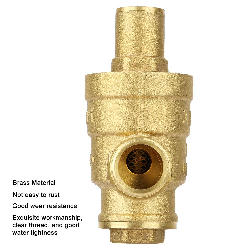 Regulador  co2 vandkontrol  dn15 trykreducerende ventil messing vandtrykregulator med filternetgasregulator