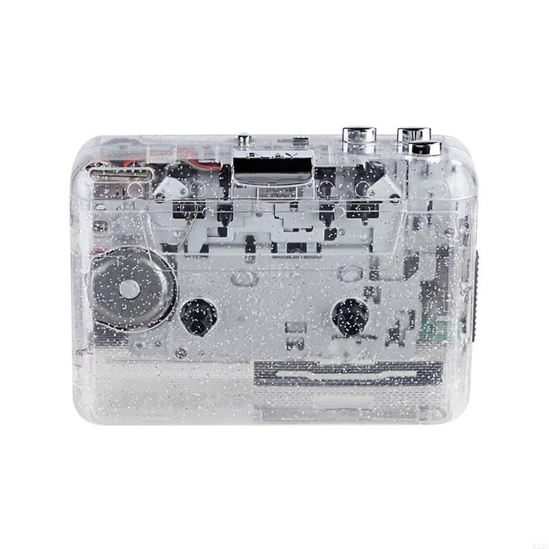 K32C Cassette Player Tape Recorder To Mp3 Converter Convert Tape To MP3 Player USB or 2xAA Battery Powered with Earphone