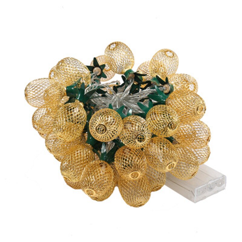 Lampe LED ananas à piles, petite chaîne de couleur, luminaire décoratif d&#39;extérieur pour chambre à coucher