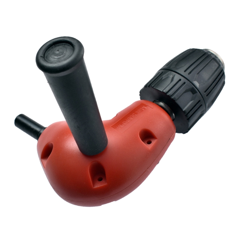 Mandrin à tige ronde à 90 °, Angle droit, Extension de flexion, adaptateur de perceuse, mandrin à trois mâchoires pour la plupart des perceuses Air électrique: B