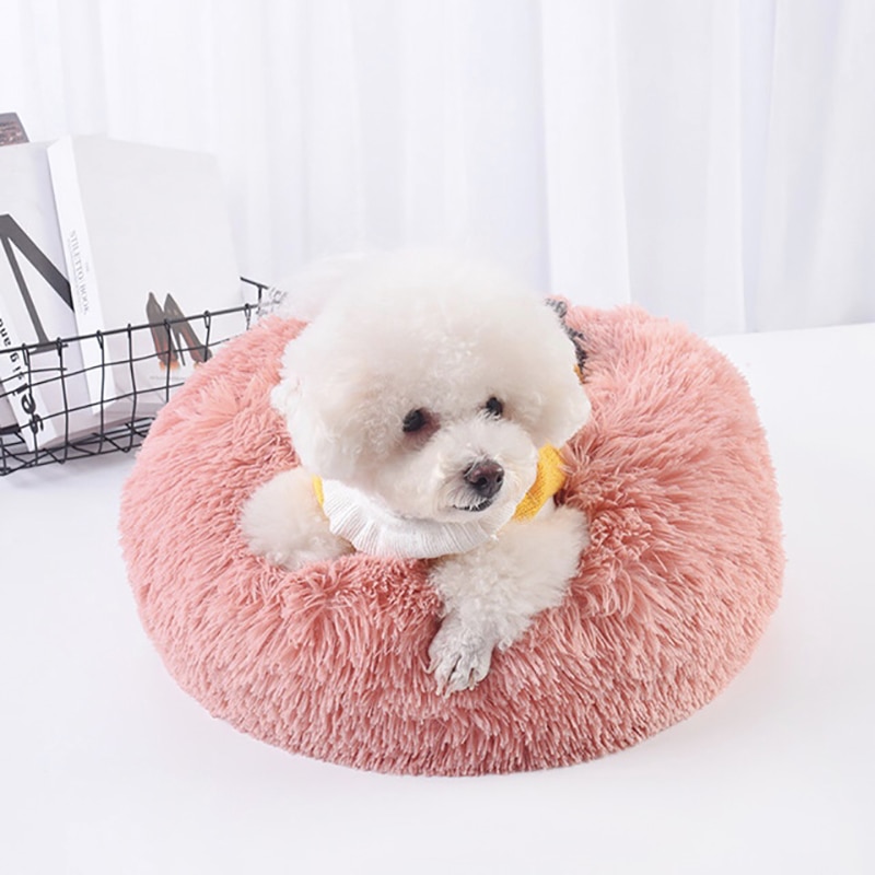 Cama larga de felpa para gatos, cojín relajante para gatos, caseta para perros grande, súper suave, esponjosa y cómoda.