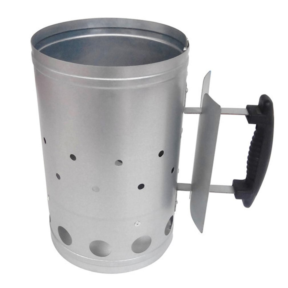 Quick Chimney Charcoal Starter Fast Fire Chimney Starter Barbecue Ignition Barrel Grill Tool Outdoor Heating: Default Title