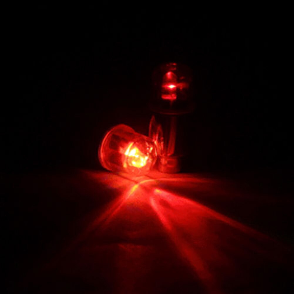 Neon led cykel bil motorcykel ljus lampa blixt däck hjulkapsel ljus för bil cykel cykel motorcykel säkerhet: Röd