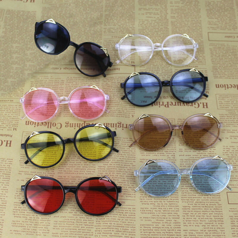 Baby freundlicher Sonnenbrille Katze Ohren freundlicher Gläser Ich bin Freien Mädchen Brillen Schattierungen Brille