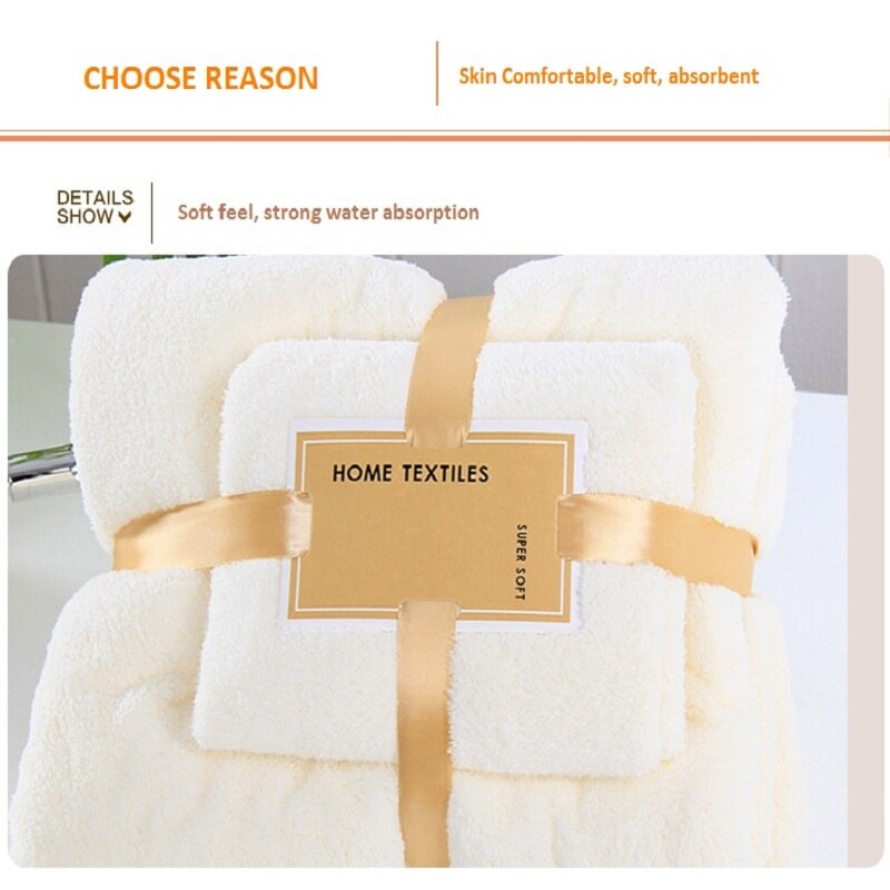 Bath Towels Microfiber Fabric Skin Comfortable Bath Towel And Face Towel Solid Color Quick Drying Super Absorbent Towel Set