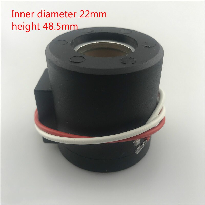 Solenoid hydraulic valve coil Engineering vehicle coil internal diameter 22mm height 48.5mm DC24V DC12V