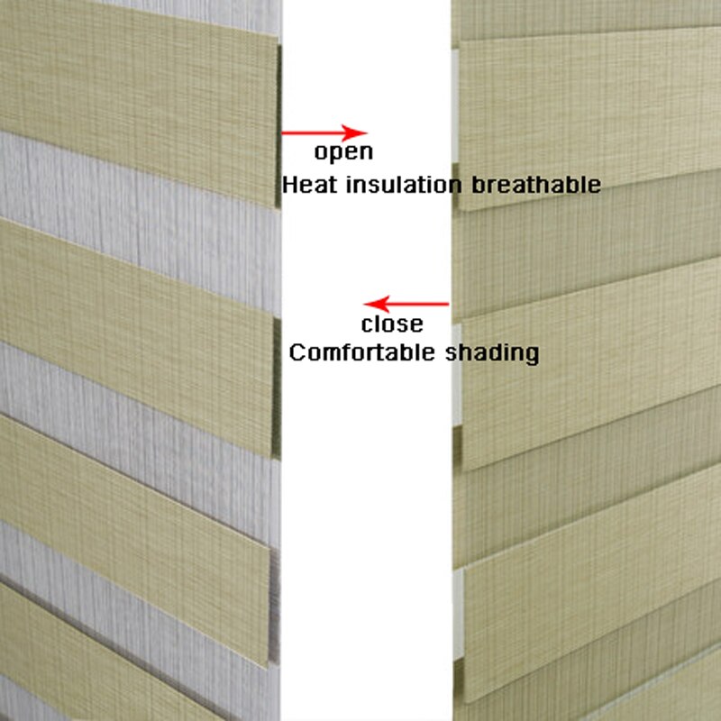 European sytle double roller blinds zebra blinds china factory with 100% blackout custom made blind window size