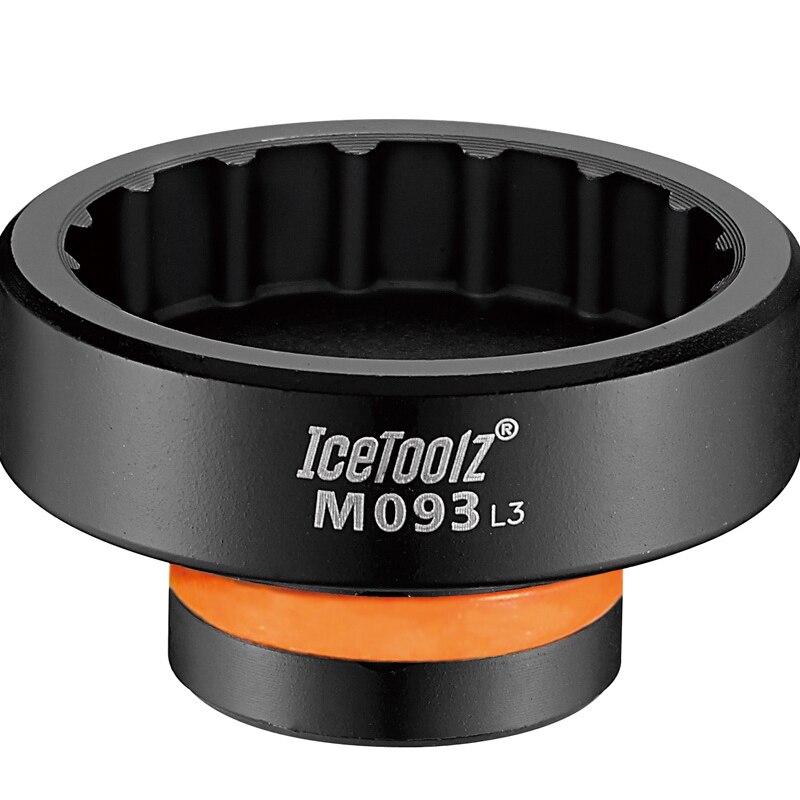 Icetoolz M093 BB Installation Tool for Shimano BBR60 BB Use with 1/2" Two-way Ratchet Wrench 5 x 5 x 2.8cm Cr-Mo Steel 146g/pc