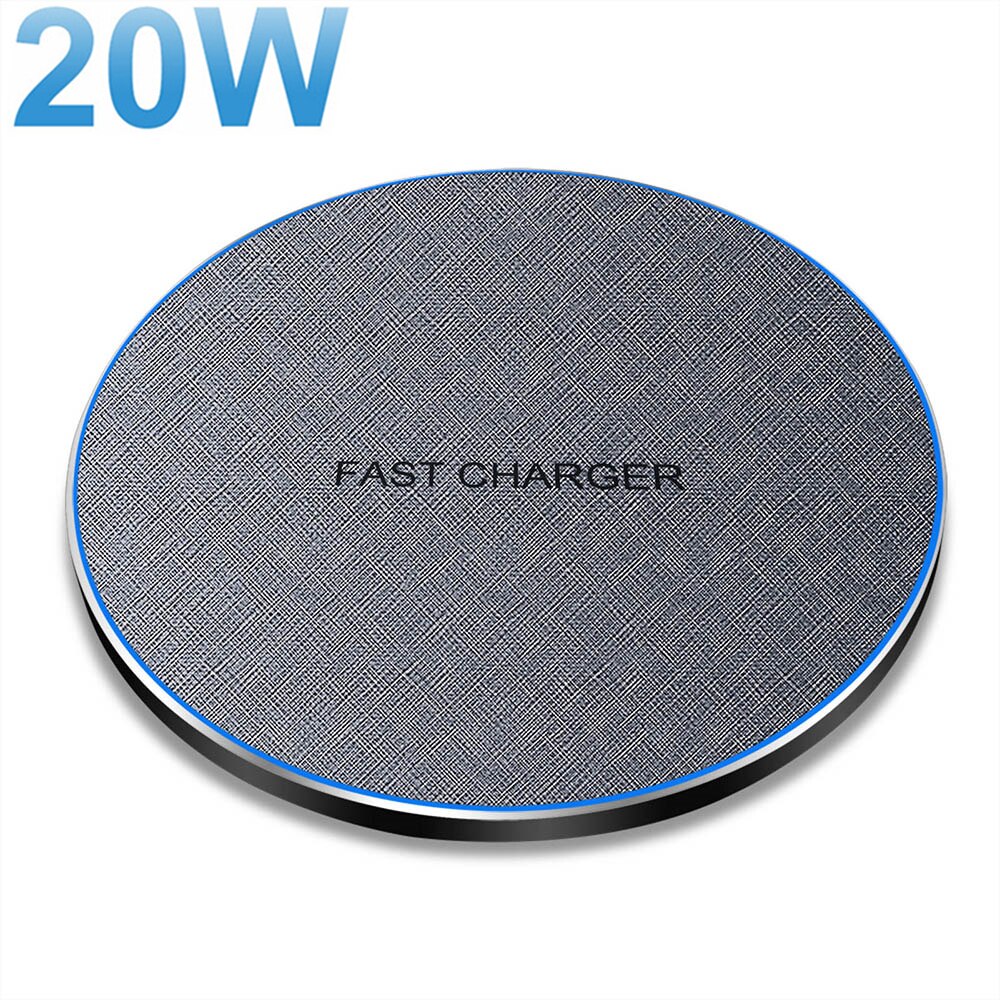 Fdgao 30W Power Quick Opladen Voor Samsung S20 S10 S9 Note 20 10 Qi Snelle Draadloze Oplader Pad Voor iphone 12 11 Pro Xs Max Xr X 8: 20W