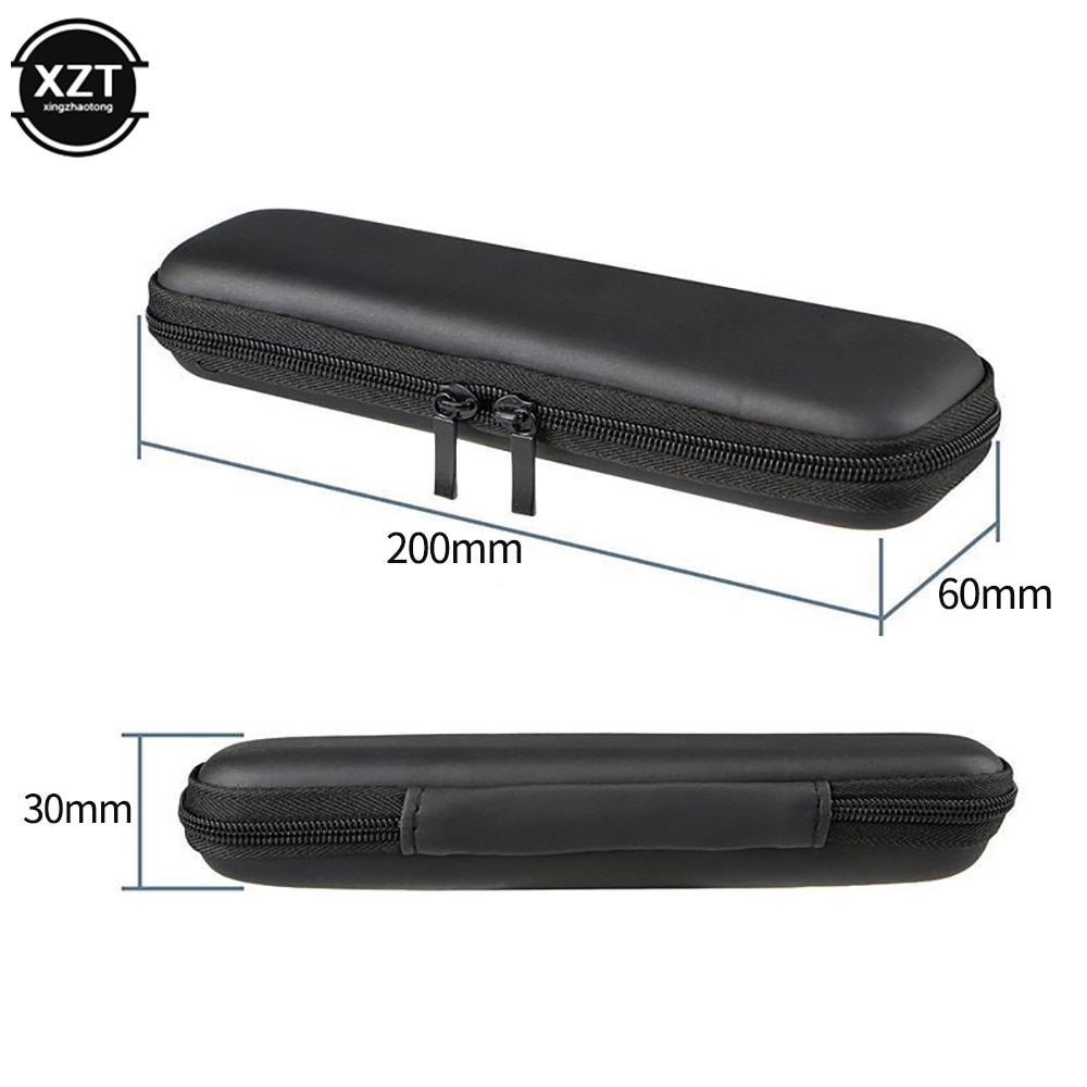 Black EVA Hard Shell Stylus Pen Pencil Case Holder Protective Carrying Box Bag Storage Container for Pen Ballpoint Pen Stylus