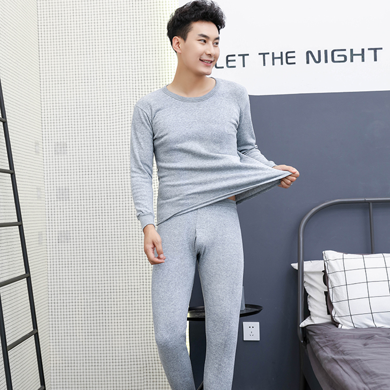 sous-vêtement thermique pour hommes en velours épais sous-vêtement thermique pour la pêche en hiver solide garder au Thermo Lingerie