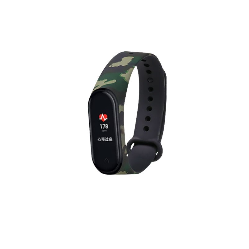 Für Xiaomi MI Band 5 Smart-Armband-Armband Strap Multicolor Ersatz TPU Strap TPE Für Xiaomi Miband 5: 4