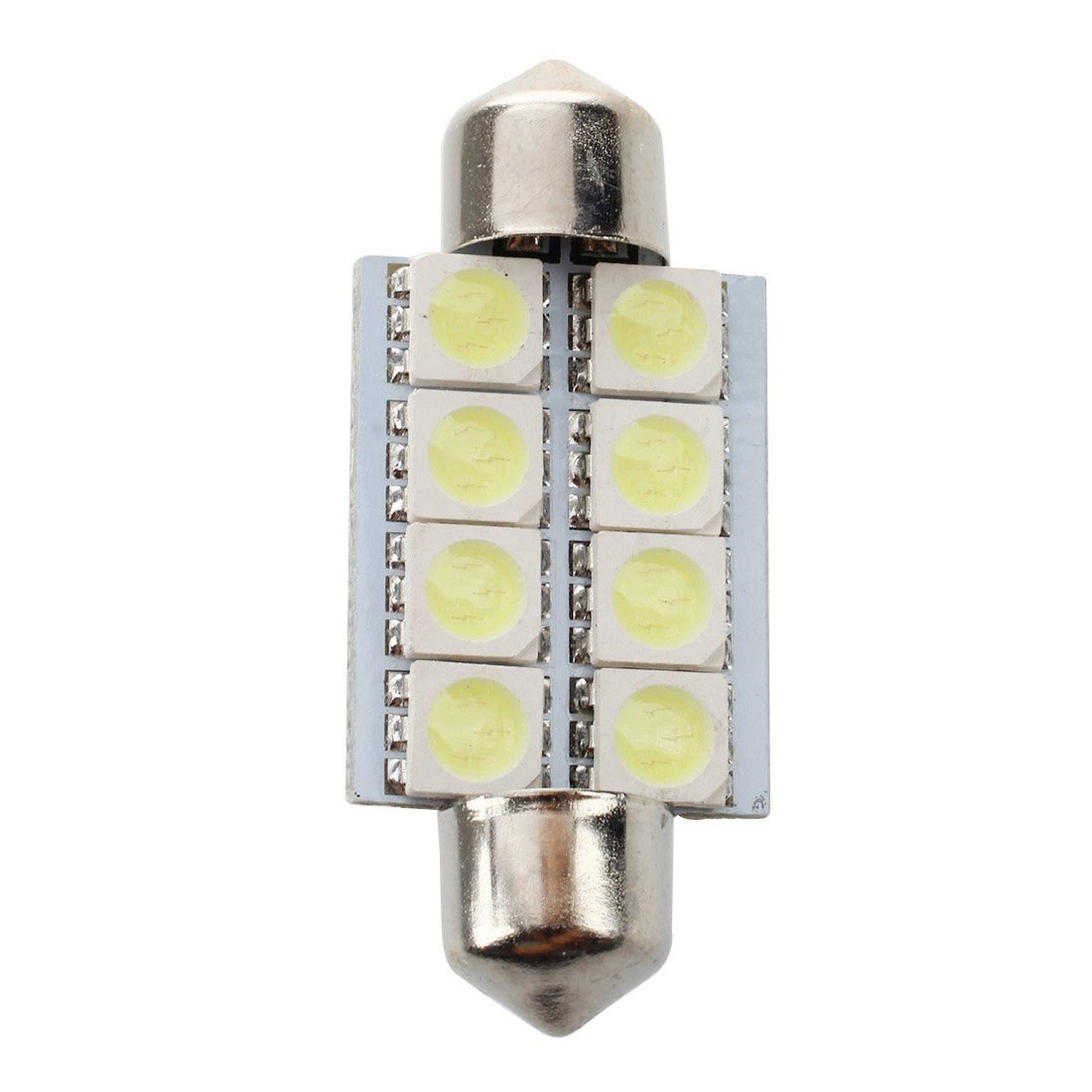 38mm Wit 8 LED 5050 SMD Festoen Lamp 4 stuks voor Auto Dome Lamp