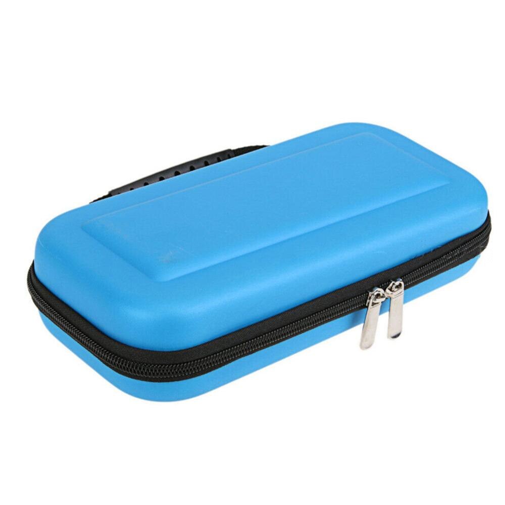 Caso de casca dura portátil para interruptor de nintend água-resistente eva transporte de armazenamento caso de transporte bolsa de concha saco: Blue