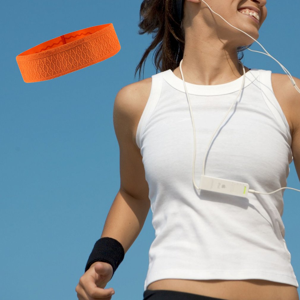 Sports headband for women and men, silicone non-slip, sweat-absorbing, suitable for running, cycling, dance, yoga, fitness, stretching.