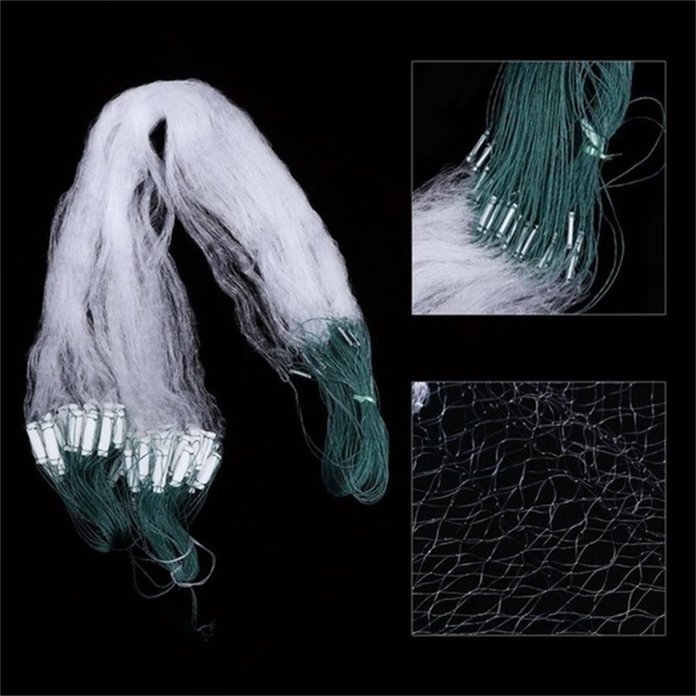 20M Fishing Mesh Trap Monofilament Gill Net Netting Tackle With Float Outdoor Fishing Net Mesh Nylon Accessories Float Trap