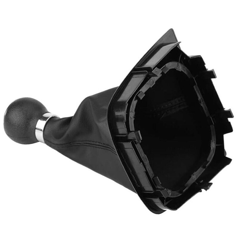 6 Speed Car Gear Shift Knob Lever Stick Gaitor Boot Cover for Golf 6 MK5 MK6 Jetta 2005