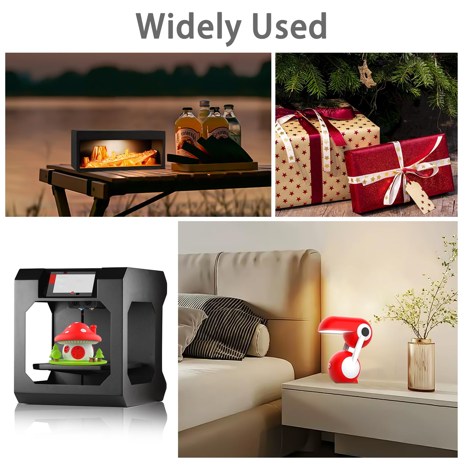 3D Printer LED Lamp Kit 001,For Bambu lab A1/A1mini/P1S/P1P/X1C Makerworld Maker's Supply Hardware kit 5V USB Powered,Warm Light