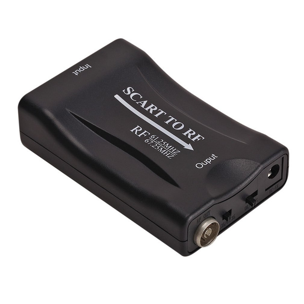 Scart Naar Rf Converter Scaler Video Audio Converter Adapter Hoge Frequentie Output Voor Rf Monitor Projector