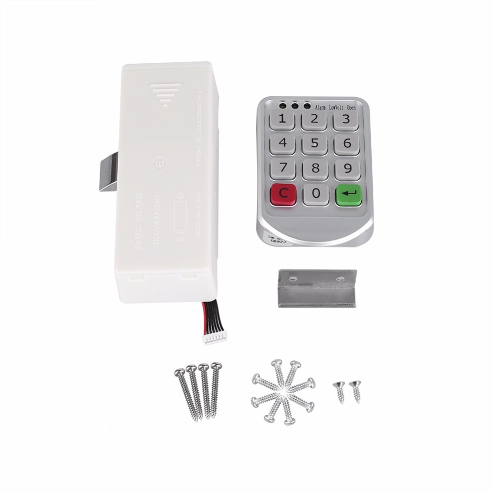 Intelligente Digitale Deur Code Lock Elektronische Wachtwoord Toetsenbord Nummer Kabinet zinklegering en Plastic Intelligente Kast Klink