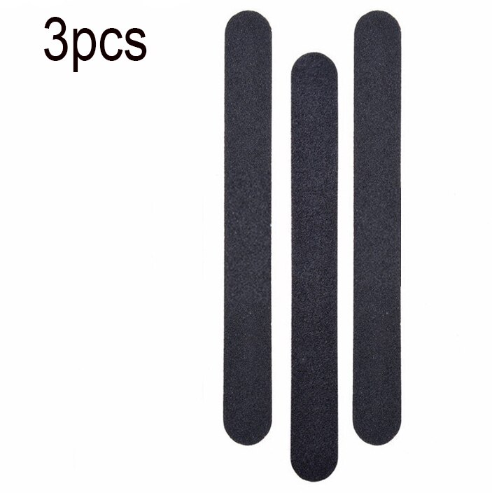 Taoye Teemo 1-5Pcs Nail File 110/180 Black Straight Manicure Gereedschap Schuren Polish Buffer Nagelvijlen Manicure gereedschap: 3pcs