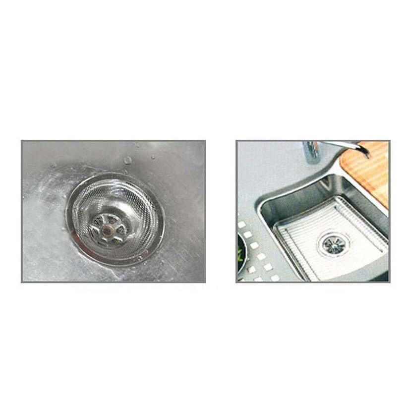 7cm Kitchen Sink Strainer Drain Hole Filter Trap Metal Sink Strainer Stainless Steel Bath Sink Drain Waste Screen