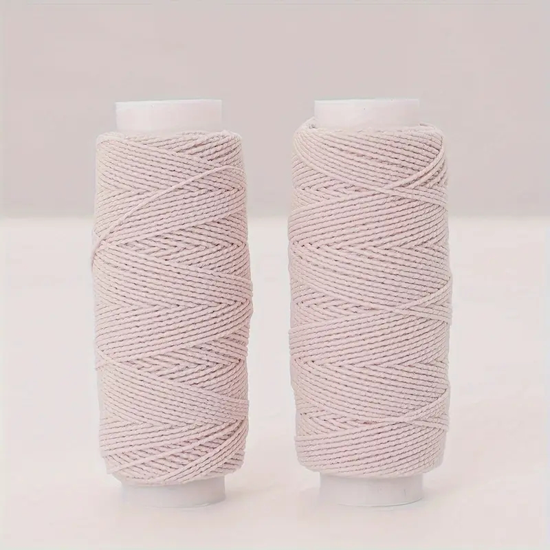 2pcs Colorful Elastic Thread Sewing Machine Bottom Line Elastic Thread Polyester Fine High Elastic Thread Color Rubber Band: Red