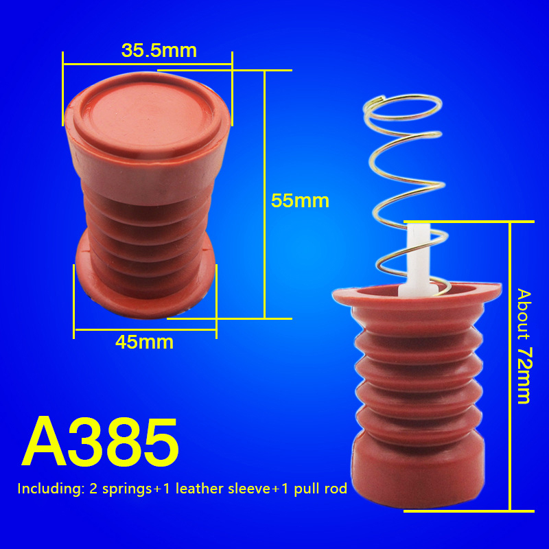 Universal Washing Machine Water Drain Valve Plug Water Sealing Rubber Pad Drain Valve Spring Fittings: Blue