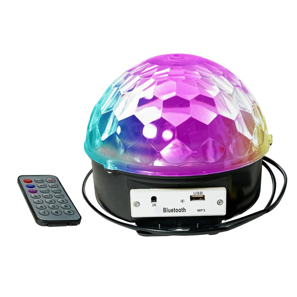 Led Disco Bluetooth Dj Podium Verlichting Lamp Rgb Crystal Magic Ball W/MP3 Play Usb Party Sound Activated