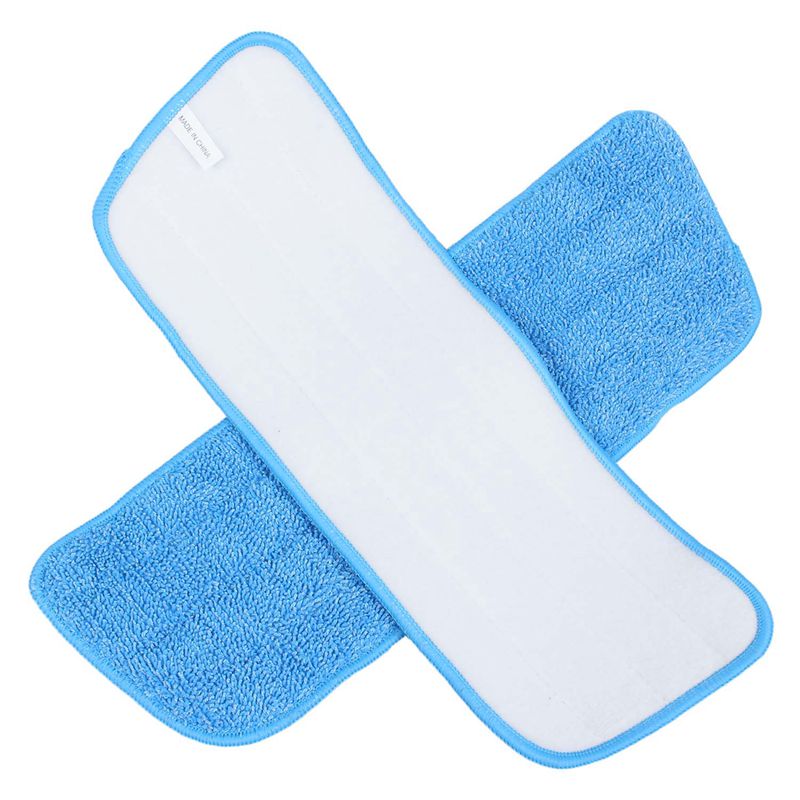 Cabezales de repuesto de mopa de microfibra para mopas húmedas/secas compatibles con el sistema de cuidado del suelo de Bona (paquete de 5)