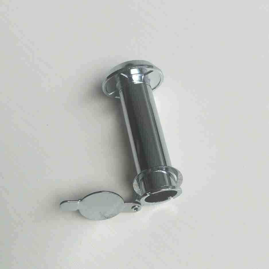 16 lichte binnendeuren van hout met kattenoogopening, geschikt voor dikke deuren, 50-90mm zinklegering veiligheidsdeuren met kattenoogopening