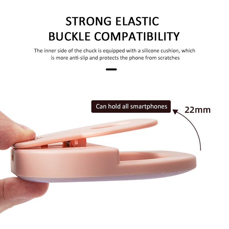 Universele 3W Selfie Lamp Mobiele Telefoon Lens Draagbare Flash Ring Mini Led Lichtgevende Ring Clip Light Voor Iphone 8 7 6 Plus Samsung